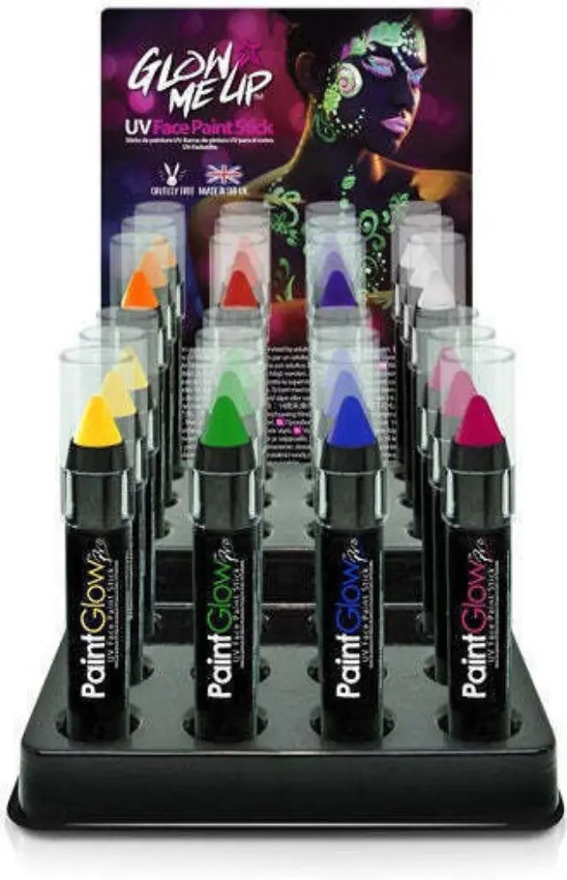 PaintGlow Glitter Me Up Αποκριάτικο Face Painting 3.5gr Gold