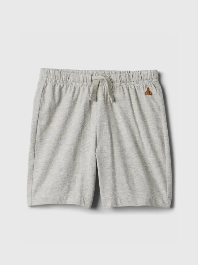 Γκρι Μακό Σορτς LIGHT HEATHER GREY B08