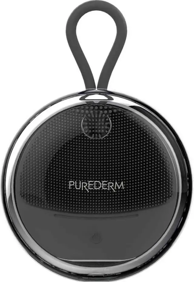 Purederm Travel Brush For Facial Cleansing Βούρτσα Προσώπου - Black