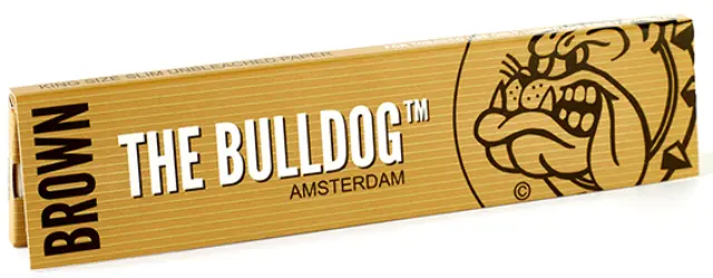 The Bulldog Χαρτάκια - Ακατέργαστο 33φ. - King Size Slim