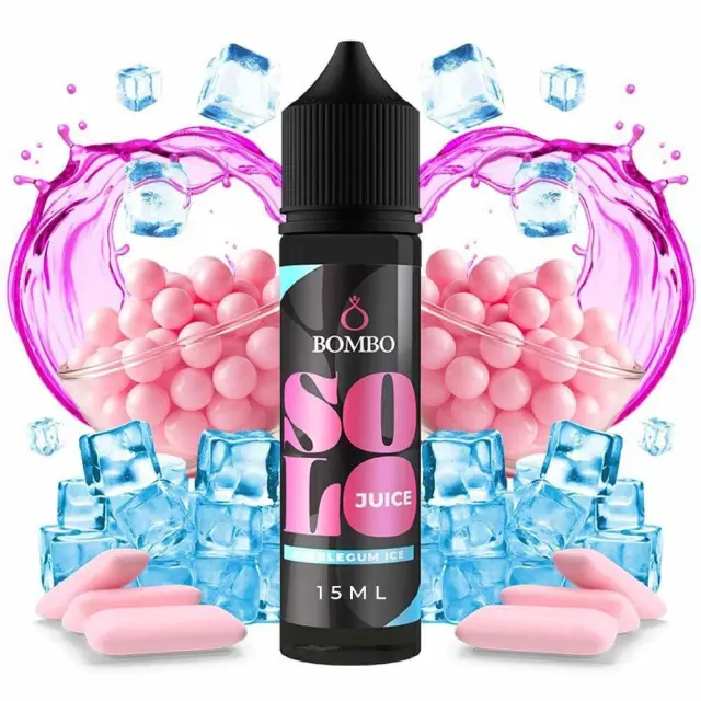 Bombo Flavor Shot Solo Juice Bubblegum Ice 15ml/60ml 60ml