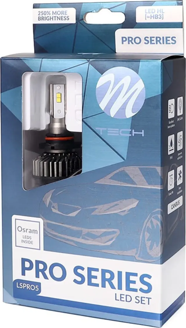 M-Tech HB3 12V 5.700K 4400lm LED Kit Set 2τμχ LSPRO5 2