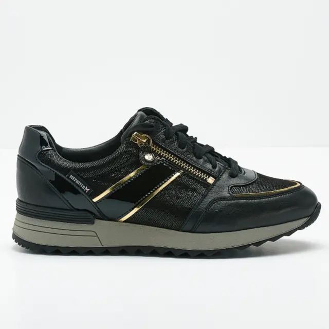Mephisto Sneakers Γυναικείο δέρμα Μαύρο MEP/TOSCANA BLACK - 36