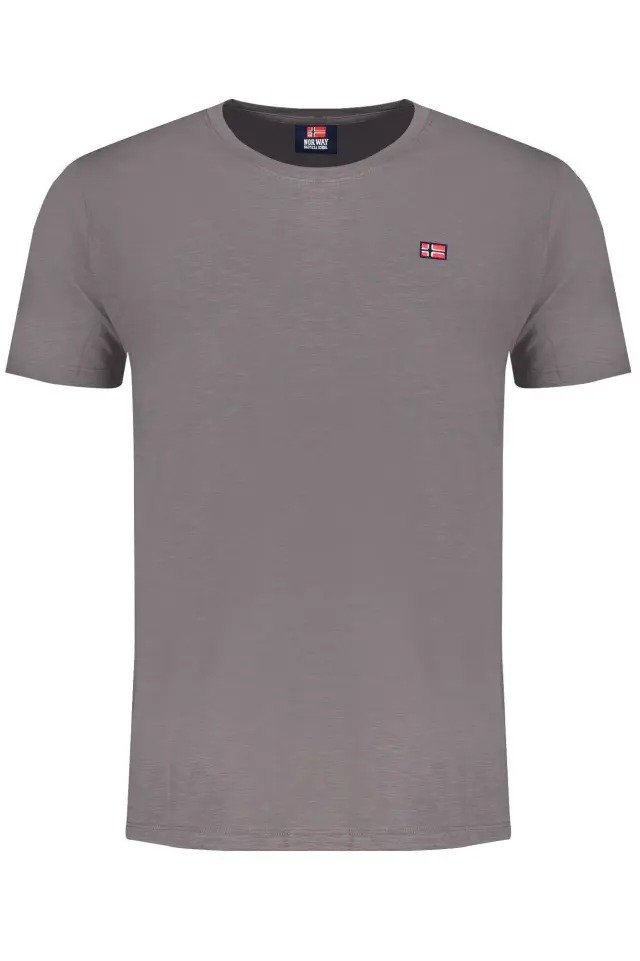 Norway Nautical School - Ανδρικό T-shirt Κοντομάνικο 836016-REVET Γκρι - 2XL