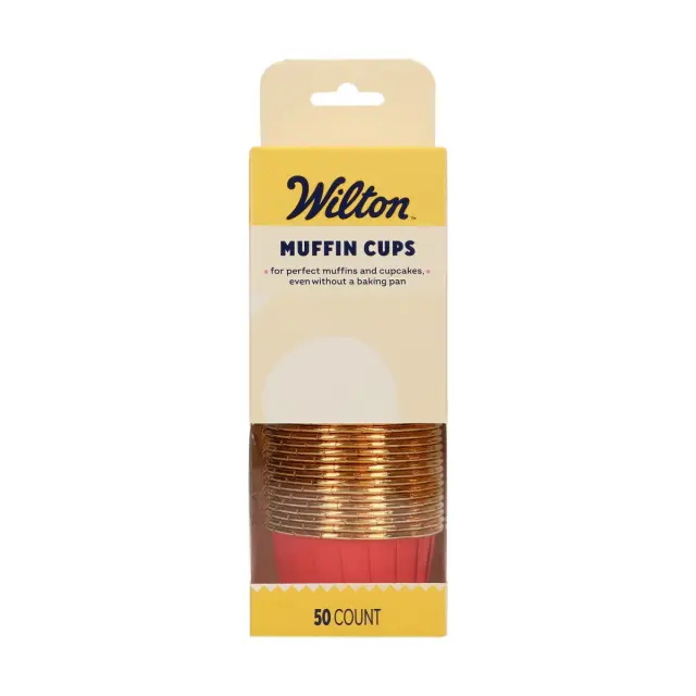 Κύπελλα για Μάφιν Wilton - Κόκκινα - 50τμχ.