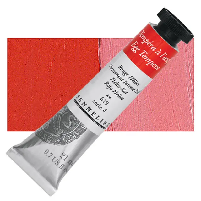 Αυγοτέμπερα Sennelier - 619 Permanent Intense Red - 21ml