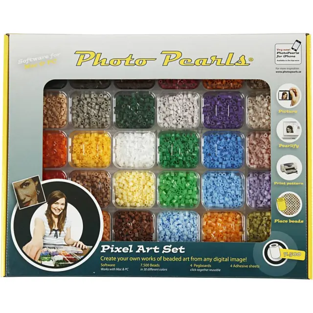 Σετ Photo Pearls Bead Starter Kit, 22 Χρώματα & Αξεσουάρ