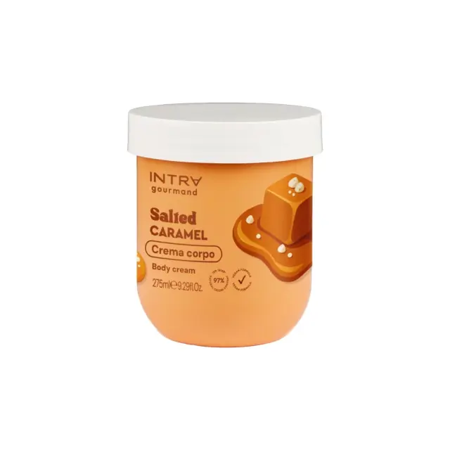 Intra Gourmand Body Cream, Salted Caramel, Κρέμα Σώματος με Άρωμα Αλμυρής Καραμέλας 275ml