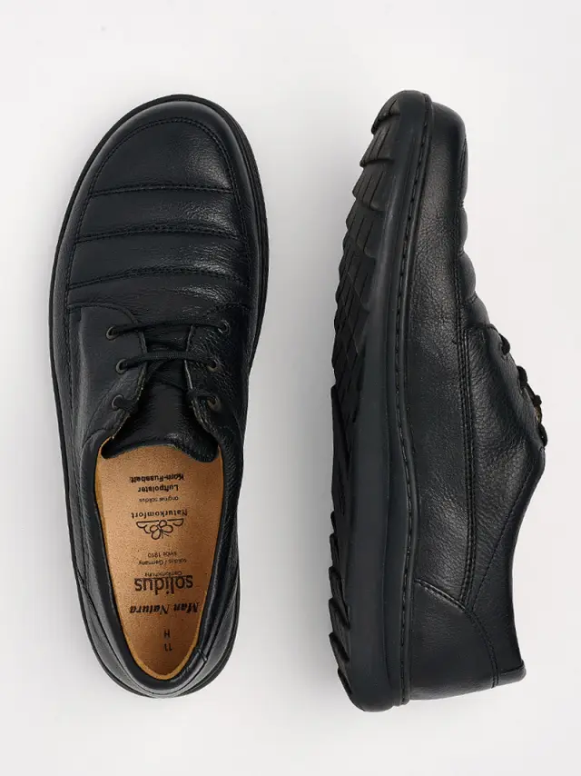 Solidus Sneakers Ανδρικό δέρμα Μαύρο SOL/870000 SCHWARZ - 40,5 3