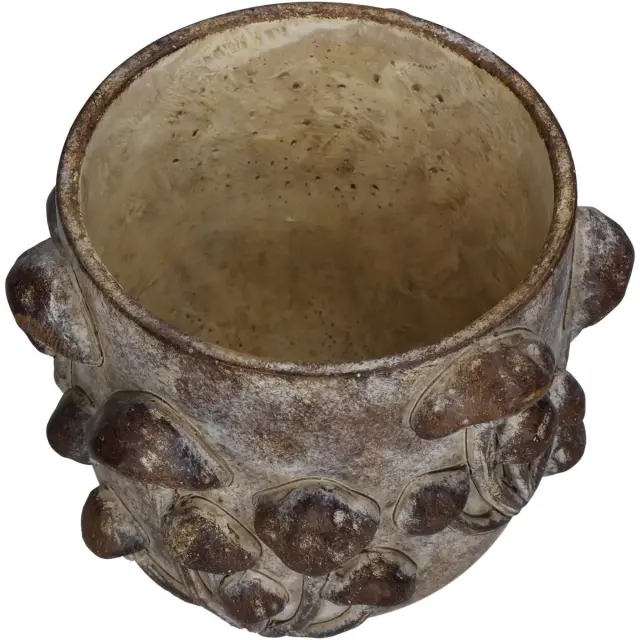 Κασπώ Μανιτάρι Καφέ Τσιμέντο 18.5x18.5x14.5cm 3