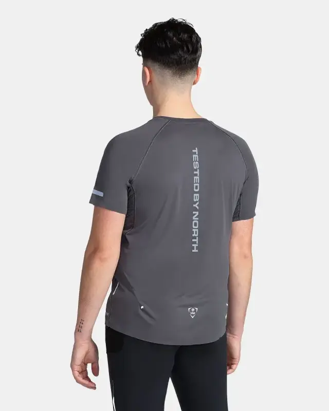 Κοντομάνικη Μπλούζα Kilpi Ανδρική Wylder-M Dark Grey - TM0320KI-DGY - S 2