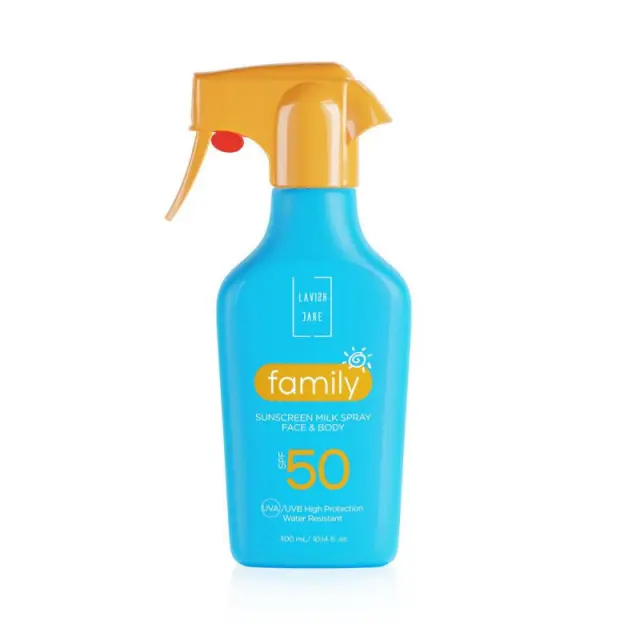 Lavish Care Family Αντηλιακή Κρέμα Προσώπου και Σώματος SPF50 σε Spray 300ml