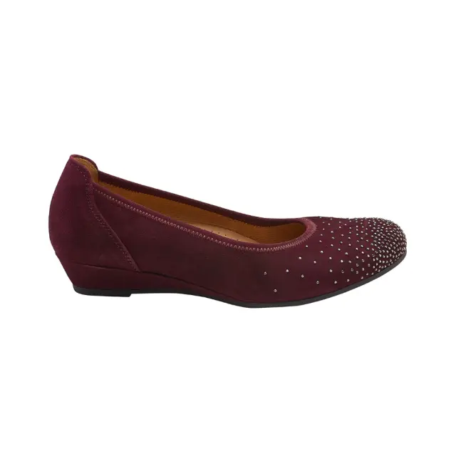 Gabor Μπαλαρίνες Γυναικείο δέρμα Nubuck Κόκκινο GAB/32694 48-NEW MERLOT - 36