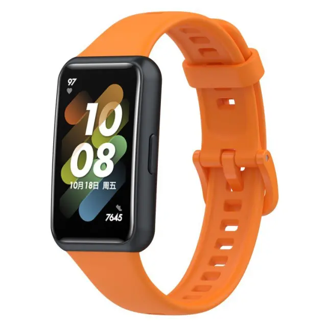 Λουράκι Σιλικόνης για Huawei Band 7-Orange OEM