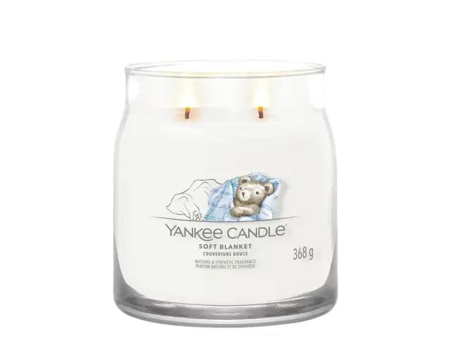 Αρωματικό Κερί Yankee Candle με διάρκεια καύσης έως 50 ώρες και άρωμα Soft Blanket1701387E 2