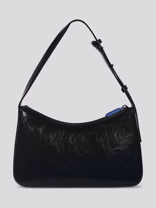 Karl Lagerfeld Essential Logo Γυναικεία Τσάντα Ώμου Μαύρη 3