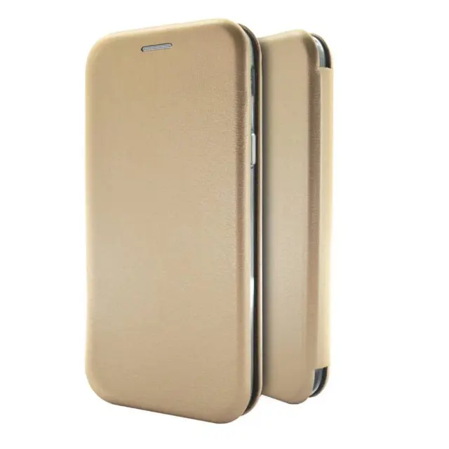 Θήκη Book Ancus Magnetic Curve για Apple iPhone 12 Pro Max TPU Χρυσαφί