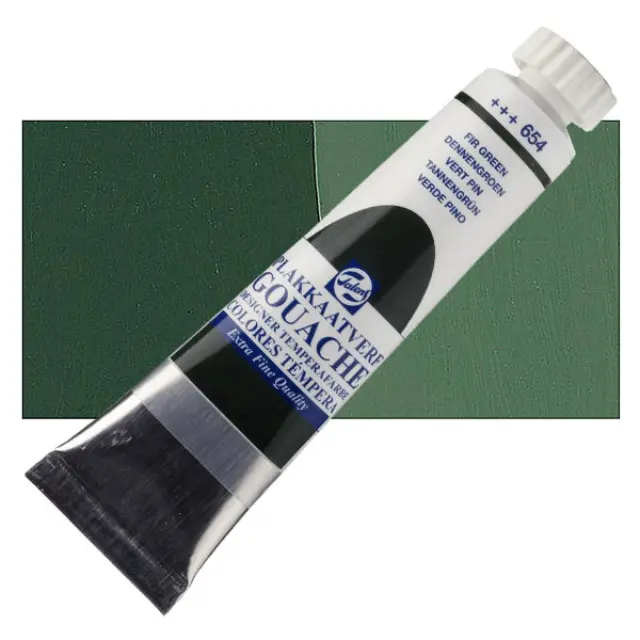 Τέμπερα Talens Gouache - 654 Fir Green - 20ml
