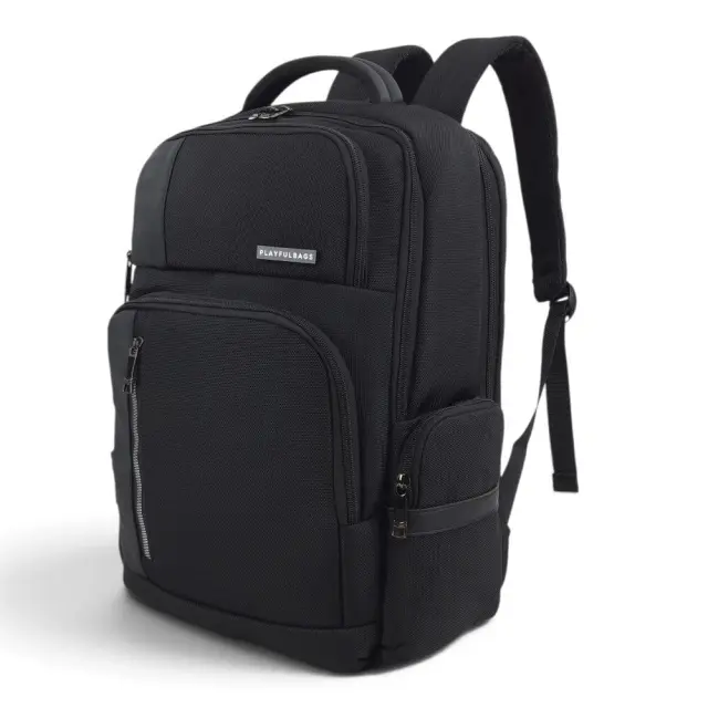 Επαγγελματικό Σακίδιο Πλάτης Laptop 15,6" PLAYFULBAGS PS186-03 46x34x20cm Μαύρο 3