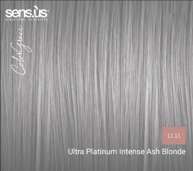 Sensus Color Grace M3K 11.11 Intense Ultra Ash Blonde 100ml - (μόνιμη βαφή έντονο υπέρ πλατινέ ξανθό) 2
