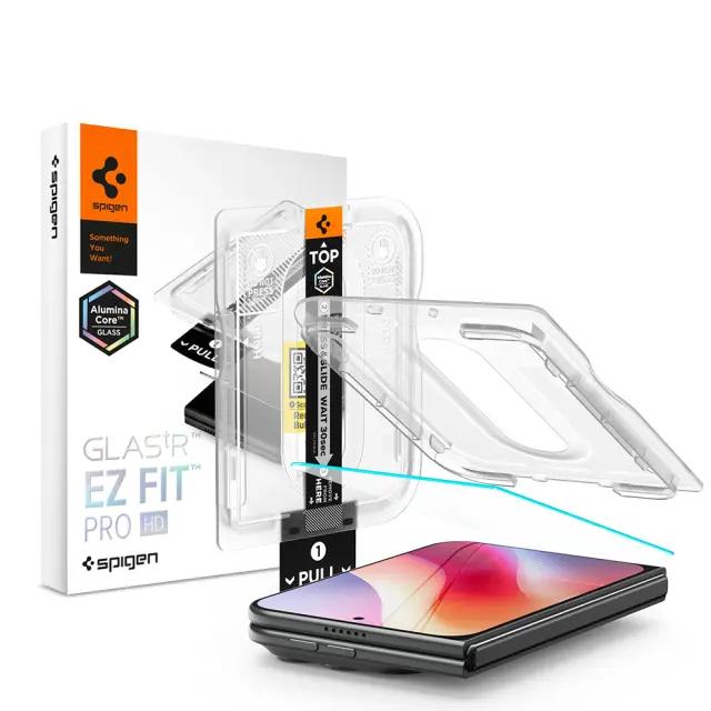 Tempered Glass Full Face Spigen Glas.tR EZ-FIT Apple iPhone Duo Διάφανο (1 τεμ.) N71820