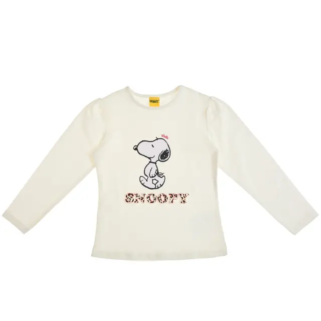 Μπλούζα Snoopy με ανάγλυφα γράμματα