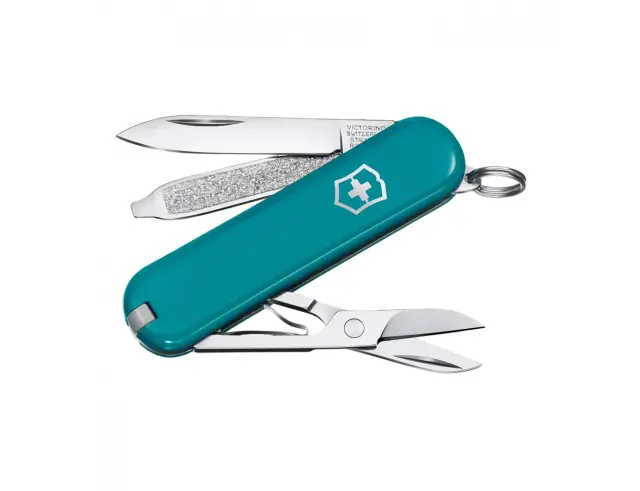 Ελβετικός Σουγιάς Victorinox Classic SD με 7 λειτουργίες και μήκος 5.8cm - Mountain Lake0.6223.23G