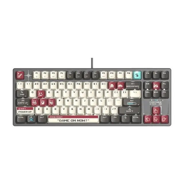 A4Tech Gaming Keyboard Bloody S87 Red Gray (A4TKLA47736)