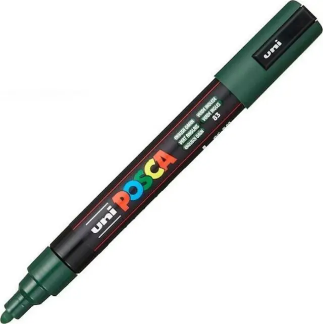 Μαρκαδόρος Posca Uni Μεσαίο Forest Green 2.5mm / PC-5M-Forest Green (Uni)