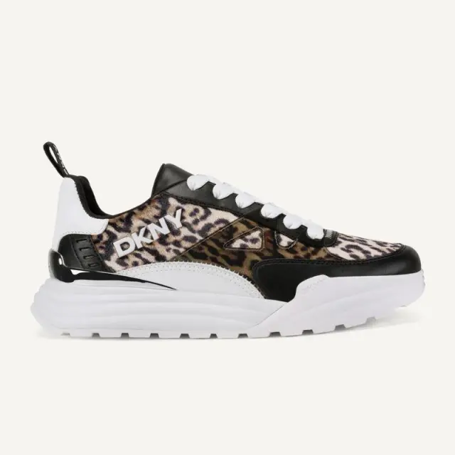 Sneaker DKNY Zanira K4506262-71AP Μαύρο/Λεοπαρ - 41
