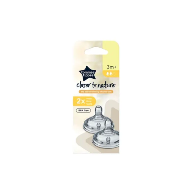 Tommee Tippee Closer to Nature Vari Flow από Σιλικόνη για 0+ μηνών