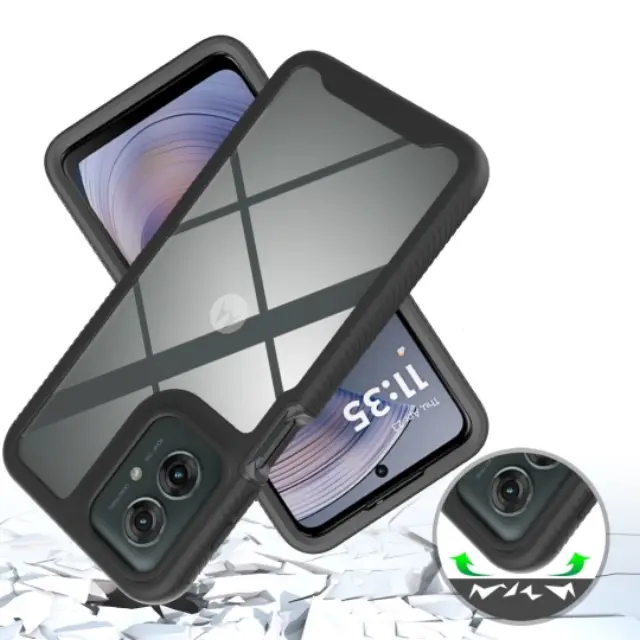 Tech-protect Defense Motorola Moto G15 / G15 Power / G17 / G17 Power Black 3