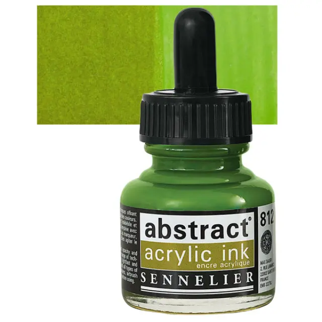 Sennelier Abstract Ακρυλικό Μελάνι 812 Light Olive Green - 30ml