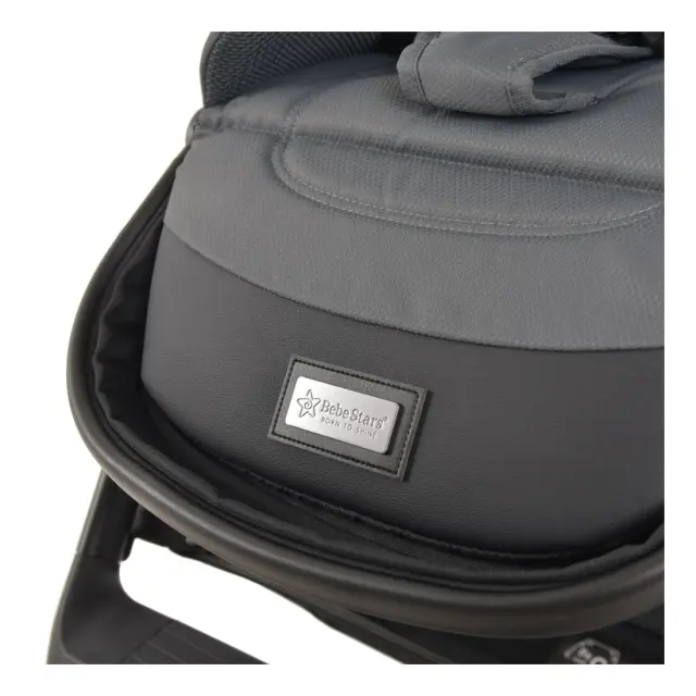 Πολυκαρότσι Bebe Stars Dione 3 in 1 Titanium Grey 334-186 3
