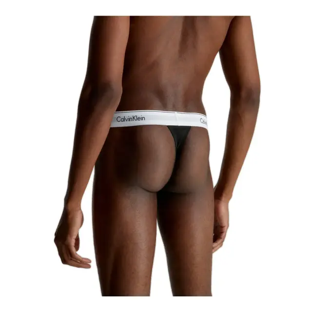 Calvin Klein Ανδρικό String Modern Cotton Thong - Τριπλό Πακέτο, Χρώμα Μαύρο - S 3