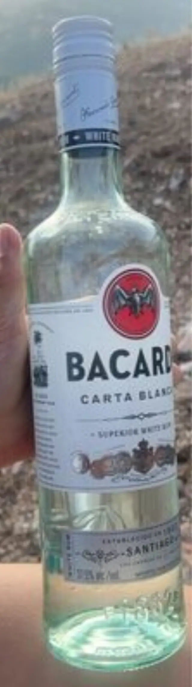 BACARDI CARTA BLANCA RUM 700ml