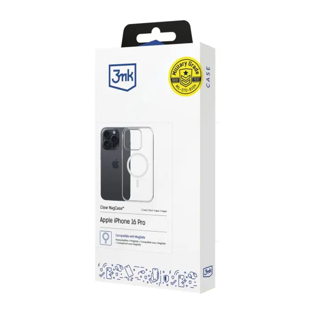 3mk® MagSafe Θήκη για iPhone 17 Pro/18 Pro- Clear