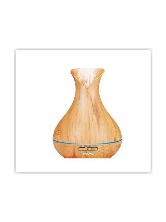 Hoomei Led Συσκευή Αρωματοθεραπείας Καφέ 400ml HM2270