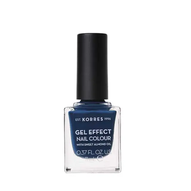 ΚΟΡΡΕΣ Βερνίκι Νυχιών Gel Effect Nail Color 84 Indigo Blue 11ml