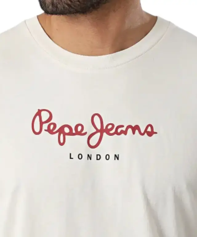 Pepe Jeans - Ανδρικό T-shirt Eggo N PM5010178-804 Μπεζ 3