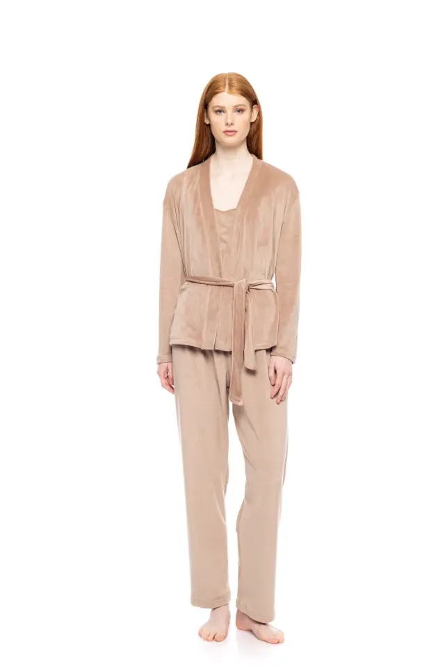 W1892 - Skin - PYJAMA 3PCS SOFT VELVET - S