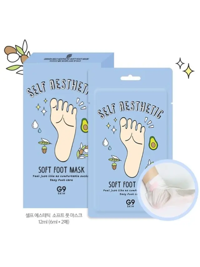 G9 Skin Self Aesthetic Soft Foot Mask Μάσκα Ποδιών 2τεμ 2
