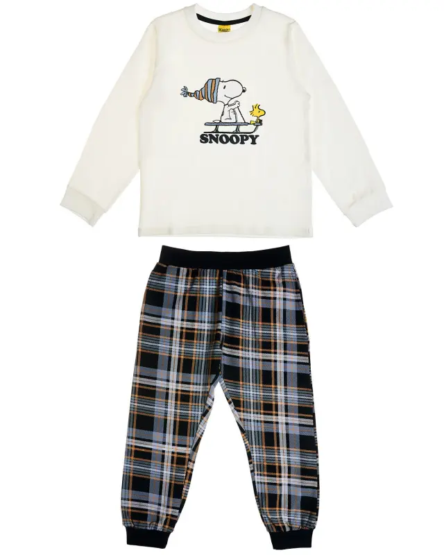 Πιτζάμα Snoopy με ανάγλυφα γράμματα