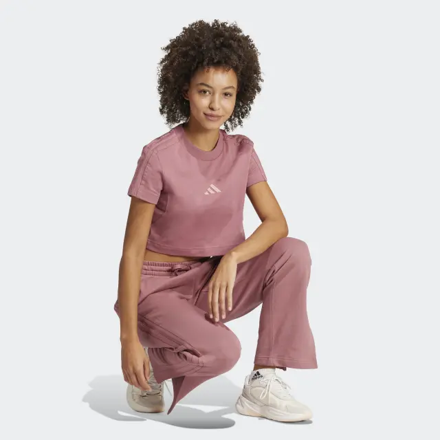 Adidas All Szn French Terry 3-Stripes Pants IY6856 - XS 3
