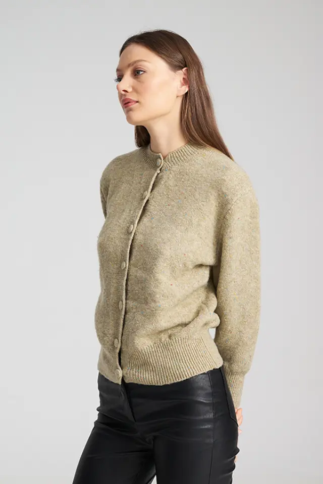 Μάλλινη Ζακέτα με Oversized Κουμπιά REINA CARDIGAN - XS 3