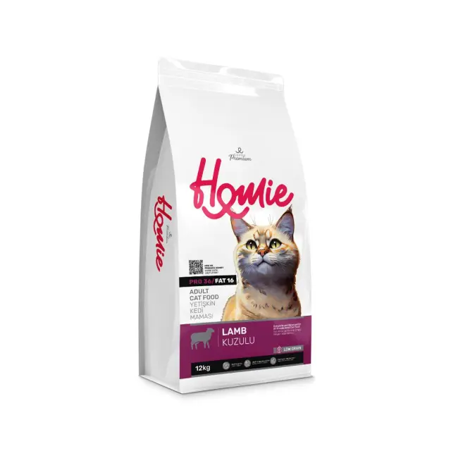 Homie Super Premium Cat Adult Lamb Low Grain 12kg