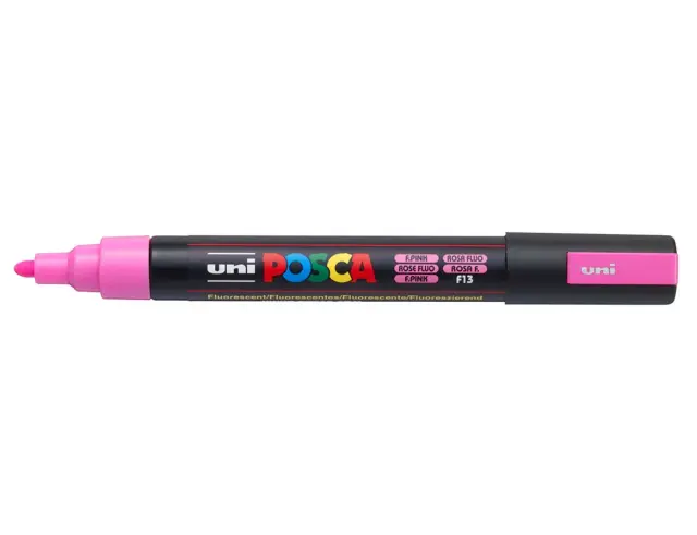 Μαρκαδόροι Σχεδίου Uni Posca PC-5M Neon Medium με πάχος μύτης 1.8-2.5mm - 4 τεμάχιαPC-5M 4P SET NEON COLOR 3
