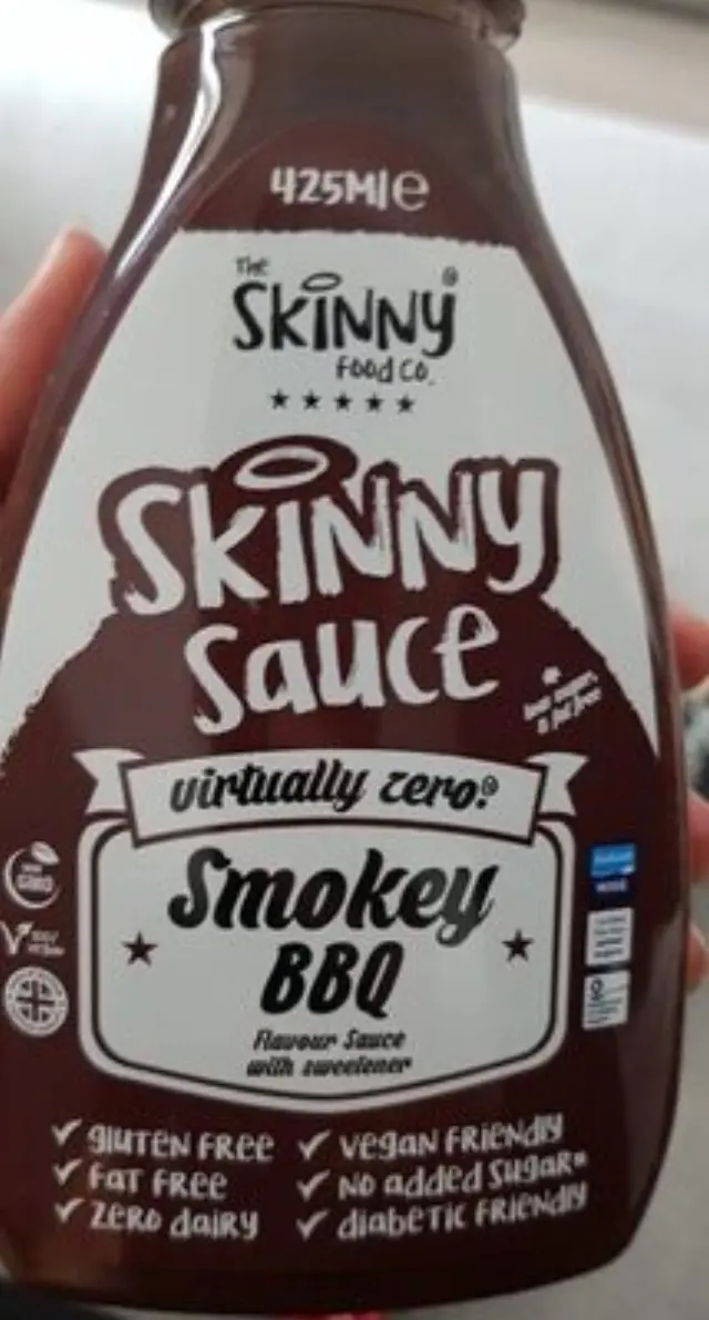 Smokey BBQ Sauce Virtually Zero Calorie 425ml The Skinny Food Co