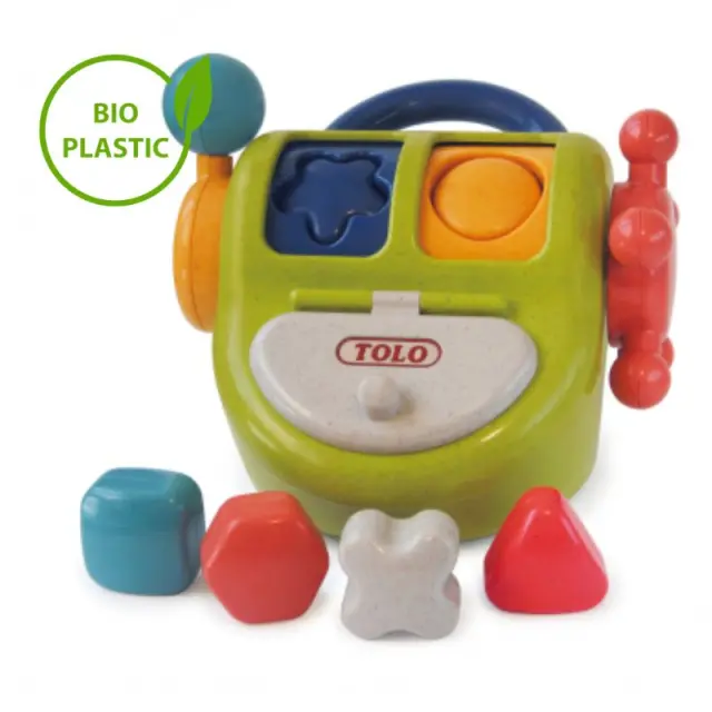 Tolo Toys: Κουτί δραστηριοτήτων με σχήματα από βιοδιασπώμενο πλαστικό (12+ μηνών) TL-76010