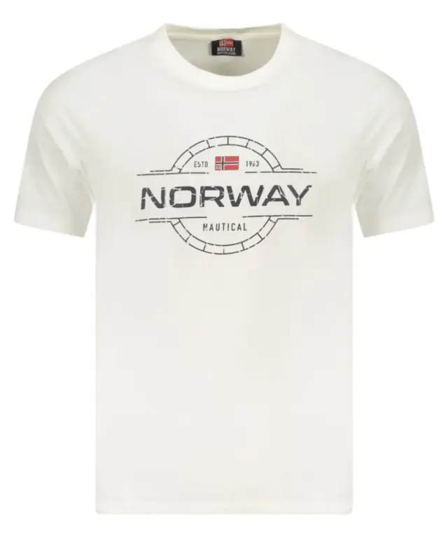 Norway Nautical School - Ανδρικό T-shirt Κοντομάνικο 856026-WHITE Λευκό - XL